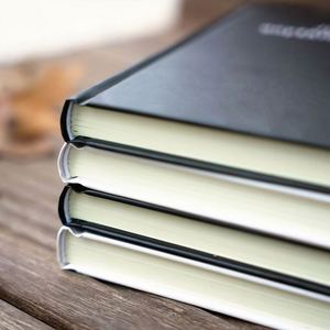 A5 Leather Hardcover Journal 100gsm <b>Thick</b> <b>Paper</b> Notebook with 100 Sheets for Writing Travel Business School - Product Image 3