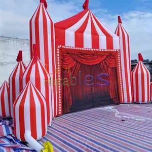 Arche d'entrée de <span class=keywords><strong>cirque</strong></span> gonflable pour la décoration d'événements de carnaval, <span class=keywords><strong>fond</strong></span> de <span class=keywords><strong>cirque</strong></span> gonflable pour la publicité - Product Image 2