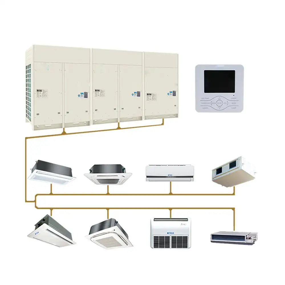 25KW to 90KW DC inverter manufacturer Midea vrv system air conditioner hotels low price