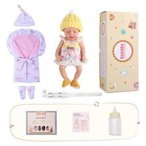 Poupée Reborn Bébé <span class=keywords><strong>Lucy</strong></span> 12'' en Silicone Platine Complet, Réaliste, Faite à la Main, Mini Jouet Doux, Poupée de Mode, Cadeau - Product Image 5