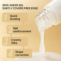XEIJAYI Gel de Construction Blanc Laiteux en Flacon Applicateur, Norme UE, Sans TPO, Sans HEMA, Vente en Gros Usine, OEM