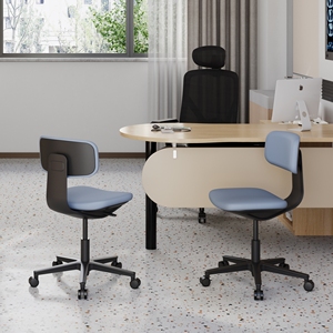 Silla de Hospital, para Escuelas, Talleres, de Cuero, Asiento Duradero, Giratorio 360 Grados, Ajustable, para Áreas de Espera de Pacientes, Centros de Salud - Product Image 1