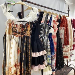 Second Hand Chinese <strong>Sweet</strong> Elegant Girl Gothic Long Vintage Victorian Lolita Princess Dresses Cotton Material High Quality Clean - Product Image 5