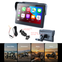 Navegación Bestsonic para Motocicleta, Resistente al Agua, con Carplay, Pantalla de 7 Pulgadas, Anti-robo, Duradera, GPS Económico para Cualquier Motocicleta