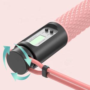 <span class=keywords><strong>Cuerda</strong></span> <span class=keywords><strong>de</strong></span> salto digital electrónica inteligente <span class=keywords><strong>de</strong></span> larga velocidad ABS y alambre <span class=keywords><strong>de</strong></span> acero <span class=keywords><strong>cuerda</strong></span> <span class=keywords><strong>de</strong></span> entrenamiento <span class=keywords><strong>de</strong></span> gimnasio para saltar y saltar - Product Image 2