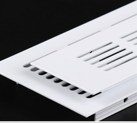 Jinnate Vente en gros Offre Spéciale portes d'armoire ventilées bouches d'aération d'armoire pour armoire de cuisine