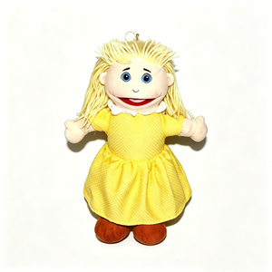 Marioneta de Mano Personalizada de Niña Rubia, Material Suave de Algodón PP, Accesorios de Personajes Infantiles para 5-7 Años - Product Image 5