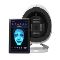 Prix usine analyseur de peau Scanner dispositif équipement d'analyse de visage analyseur de peau du visage 3D détecter la Machine de rapport d'impression avec tampon