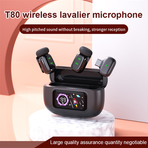 ไมโครโฟนสตรีมมิ่งแบบสด ระบบตัดเสียงรบกวนอัจฉริยะ พกพาสะดวกสำหรับทุกแพลตฟอร์มมือถือ ละครสั้น - Product Image 1