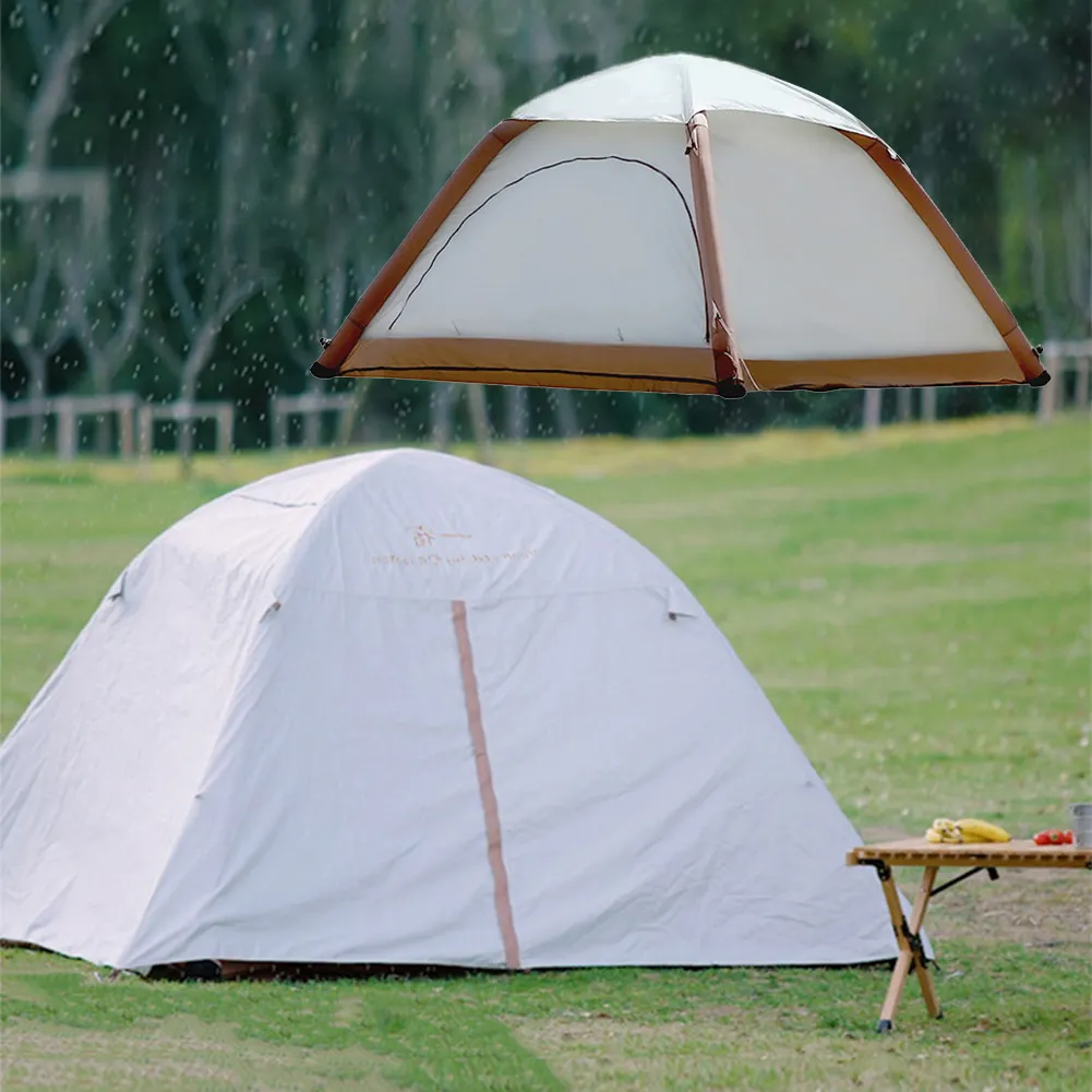 Anti-Uv Water-Resistant Breathable Air, Pole Inflatable Glamping Tent Large Outdoor Camping Tent/