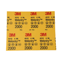 3M 401Q Papier abrasif personnalisable pour voiture en carbure de silicium polissage esthétique pour la finition du métal et du bois