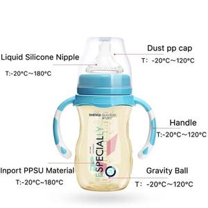 En gros Fournitures <span class=keywords><strong>D</strong></span>'alimentation Matériau PPSU <span class=keywords><strong>Anti</strong></span> <span class=keywords><strong>Colique</strong></span> Bébé Bouteilles de Lait - Product Image 3