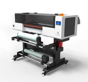 Prix bon marché DTF UV imprimante rouleau à rouleau 3D jet d'encre 30CM Mini UV DTF imprimante machine d'impression pour étiquette en cristal