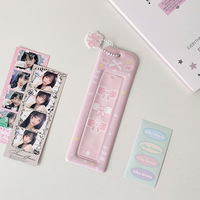 Vigreat 2025 nouveau billet holographique Kpop carte transparente personnalisé Pvc liant Foursquare grille Photo Photocard titulaire porte-clés pour sac