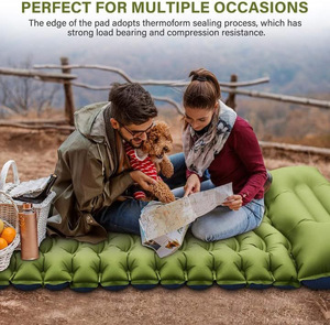 Colchón Inflable Portátil Impermeable, Colchoneta de Camping Ultraligera de TPU con Bomba de Pie Integrada - Product Image 3