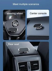 High Quality Aluminium Alloy Adjustable Car Phone Holder Mobile Phone Mount <b>Magnetic</b> GPS Car Support Stand - Product Image 6