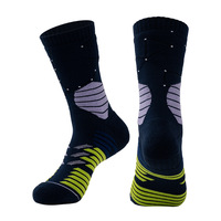 Chaussettes de sport épaisses de haute qualité, chaussettes de course en coton, chaussettes de basket-ball absorbant les chocs, chaussettes de sport personnalisées