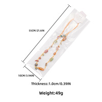 Parure de colliers bohèmes ajustables faits à la main en pierre naturelle et coquillage, tressés et superposés, pour femme, vente en gros