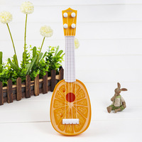 New Watermelon Fruit Kids Toy Guitar Kids Musical Instruments Educational Toys Mini Toddler Ukulele Guitar with 4 Strings