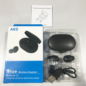 Auriculares inalámbricos A6S <span class=keywords><strong>Pro</strong></span> para Xiaomi Redmi Airdot, cascos Tws Bt 5,0 con micrófono y cancelación de ruido - Product Image 6