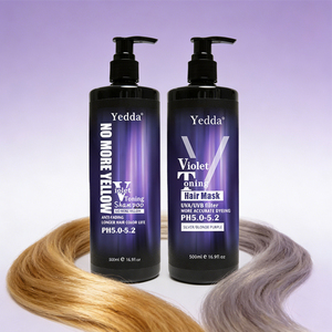 Loción Morada para Cabello Rubio, Fórmula Concentrada que Elimina los Tonos Amarillos, Nutre Profundamente y Repara el Color - Product Image 6