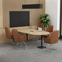 Chaise de salle à manger moderne en acier avec revêtement en cuir PU et siège pivotant durable pour la maison, le bureau et les salles à manger