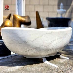 Hand Carved Natural Black Color Marble Bath <strong>Bathtub</strong> - Product Image 5