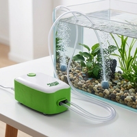 Pompe à air pour aquarium rectangulaire en plastique ultra-silencieuse et durable, modèle Atman BP 3.5W-8.5W, vente en gros, avec garantie d'un an