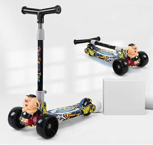 2020 nouveaux Produits Un Clic Pliant <span class=keywords><strong>Scooter</strong></span> Bébé Avec Lumière Et Musique - Product Image 6