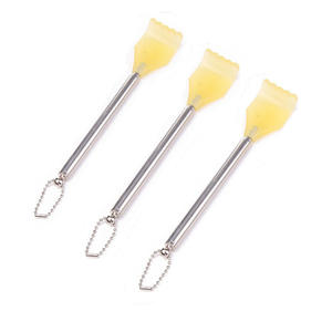 Grattoir à dos télescopique en acier inoxydable à trois sections, 42,8 cm, outil de massage, de soins de santé et de nettoyage domestique - Product Image 3