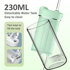 X3A Rinseur dentaire électrique portable intelligent à impulsions ultrasoniques avec réservoir d'eau amovible, batterie 1000-1200mAh - Product Image 5