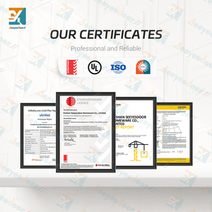 Seeyesdoor siêu Chiều cao thiết kế an ninh cửa Morden phía trước thông minh khóa cửa với máy ảnh nhập nhôm pivot cửa cho Vill - Product Image 6