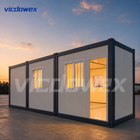 VICDOWEX Bureau Conteneur Contemporain Préfabriqué pour Chantiers de Construction, Entrepôts et Projets de Bâtiments de Bureaux