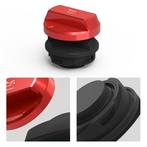 BEVINSEE 1.8L 2.0L TSI moteurs bouchon d'huile A3 S3 Q3 bouchon de remplissage de carburant d'huile # 06K103485C 06K103485A pour VW Tiguan Passat pour <span class=keywords><strong>Audi</strong></span> - Product Image 3