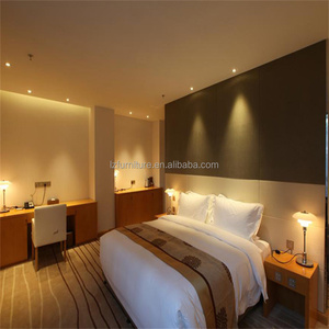 OEM ODM Factory Direct Low Price Bedroom Furniture Custom MDF Panel Wood Frame Hotel <b>Queen</b> <b>Bed</b> with Complete Bedding Set - Product Image 3