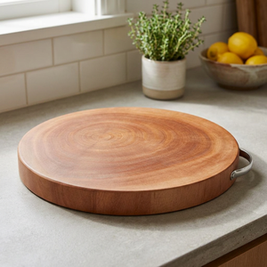 Tabla de Cortar Rectangular de Madera Natural Fácil de Montar, para Encimera de Cocina, Ecológica, Apta para Lavavajillas, Estilo Moderno, Ligera - Product Image 1