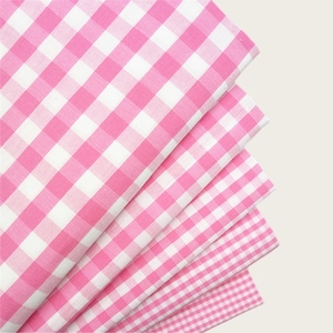 Rouleau de tissu en coton pur 40s, tissage uni, teint en fil, à carreaux, pour la confection de chemises et de robes - Product Image 1