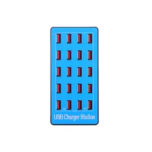 Jshdzcn carregador usb de alta potência, carregador rápido, com 20 portas, multi usb, estação de carregamento para celular e laptop 100w