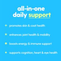 Complément alimentaire liquide de collagène super formule quotidienne 12-en-1 OEM avec glucosamine et MSM pour chiens et chats – Multivitamines pour articulations, peau, pelage et système urinaire