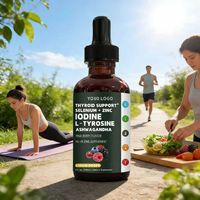 Solution liquide de sélénium, zinc et iode à marque privée – Soutien naturel de la thyroïde et des articulations et des muscles