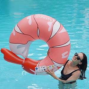 Flotador Inflable de PVC Ecológico con Diseño Popular de Verano, en Forma de Camarón, para Adultos y Niños, Impermeable, Cumple con las Normas de la UE y EE. UU., Portátil - Product Image 4