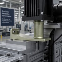 Support de fraisage CNC robuste en acier inoxydable, composant de support léger et haute résistance pour l'ingénierie de précision