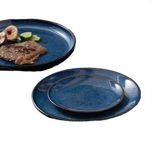 Plato de Porcelana Cerámica Ecológica Moderna para Restaurante con Esmalte de Horno para Fiestas - Product Image 4