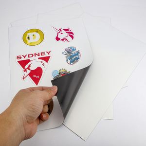 Feuilles magnétiques adhésives pour photos, papier imprimable jet d'encre flexible pour A3 avec rouleau en caoutchouc, 8,5x11 mm, pour réfrigérateur, 11,3 mm, feuille magnétique A4 - Product Image 1