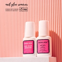 Dissolvant de colle pour faux ongles 10ml, formule douce, pour capsules d'ongles artificiels et adhésifs acryliques, vente en gros, marque privée