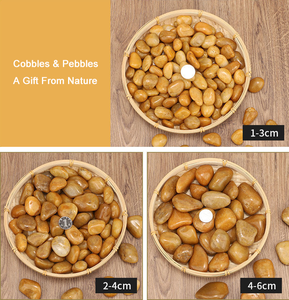 Hot Sale Natural <strong>River</strong> Pebbles Black <strong>Polished</strong> <strong>River</strong> Pebbles Garden Decoration - Product Image 6