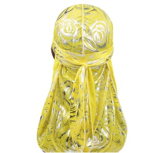 Durag en satin personnalisé pour <span class=keywords><strong>homme</strong></span>, turban, <span class=keywords><strong>bandana</strong></span>, écologique, toutes saisons, longues sangles, accessoires pour <span class=keywords><strong>cheveux</strong></span> ondulés - Product Image 5