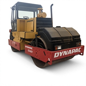 Original Dynapac CC411 Vibratory Double Drum Roller DEUTZ Engine 2018 <b>Model</b> 80KW 15KN Exciting Force Second-hand for Sale Stock - Product Image 1