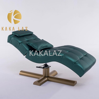 Lit de massage incurvé en or lit de cils lit de table lit facial électrique