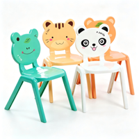 Chaises empilables en plastique écologiques pour la maternelle, mobilier scolaire pour enfants, design moderne, durable